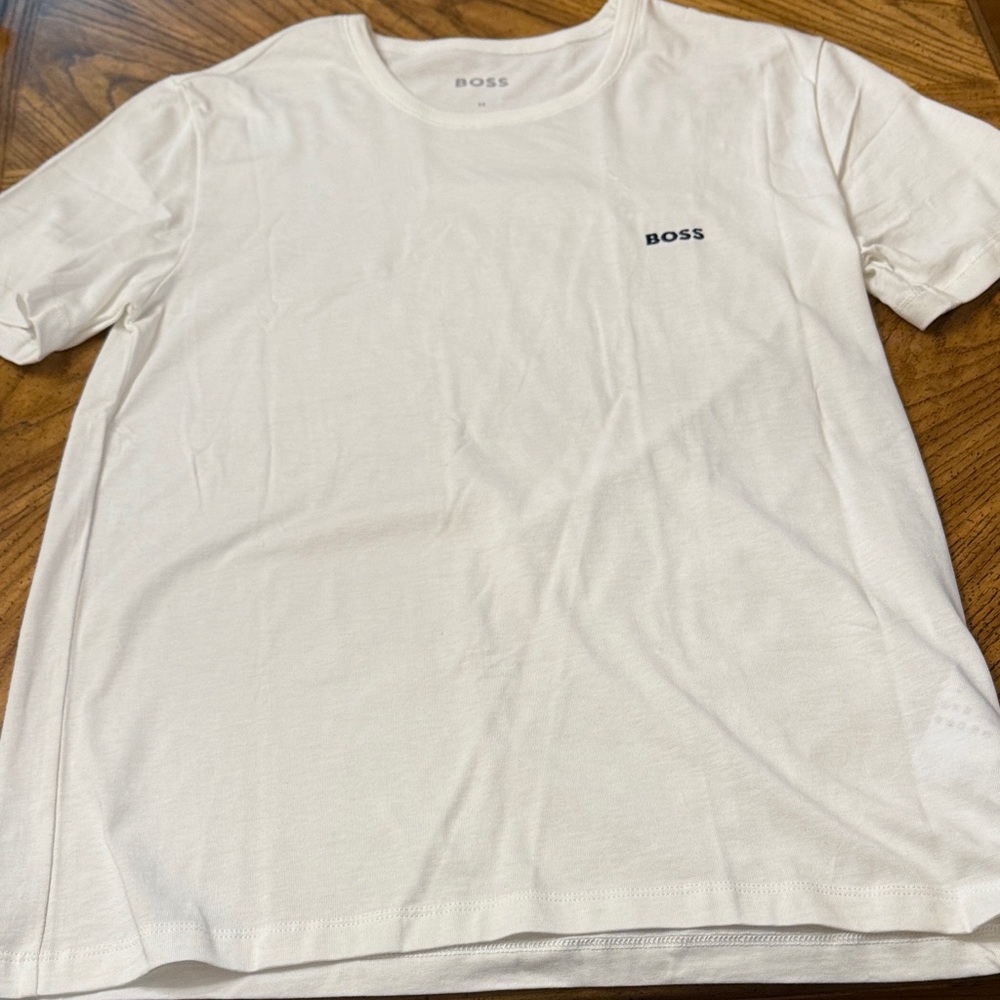 BOSS Men's Classic White Tee
